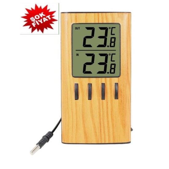 Dijital  İç-Dış Max-Min Termometre