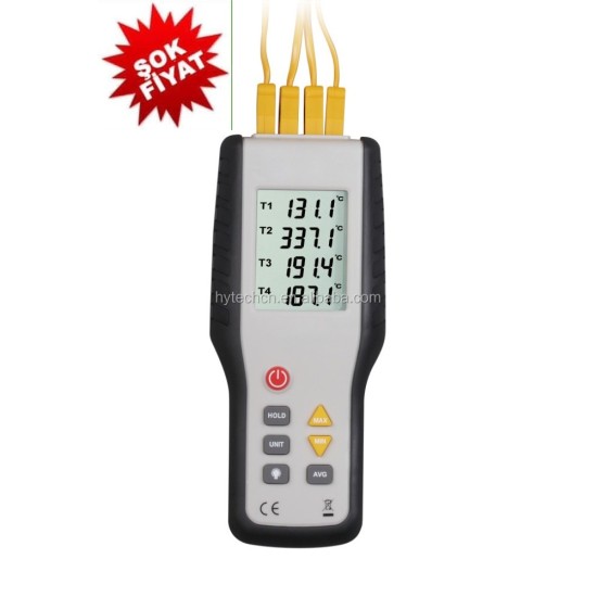 Dijital K Tip profesyonel Termocuple Termometre+ + 4 Extra K Tip Prob
